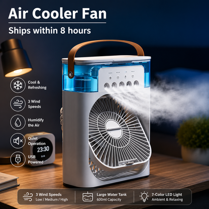 DeskGlacier | Mini Climatizador 3 en 1
