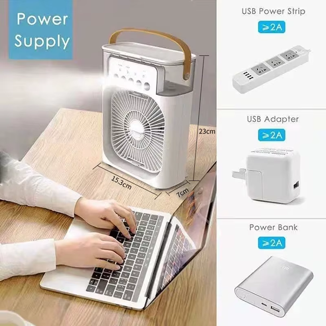 DeskGlacier | Mini Climatizador 3 en 1